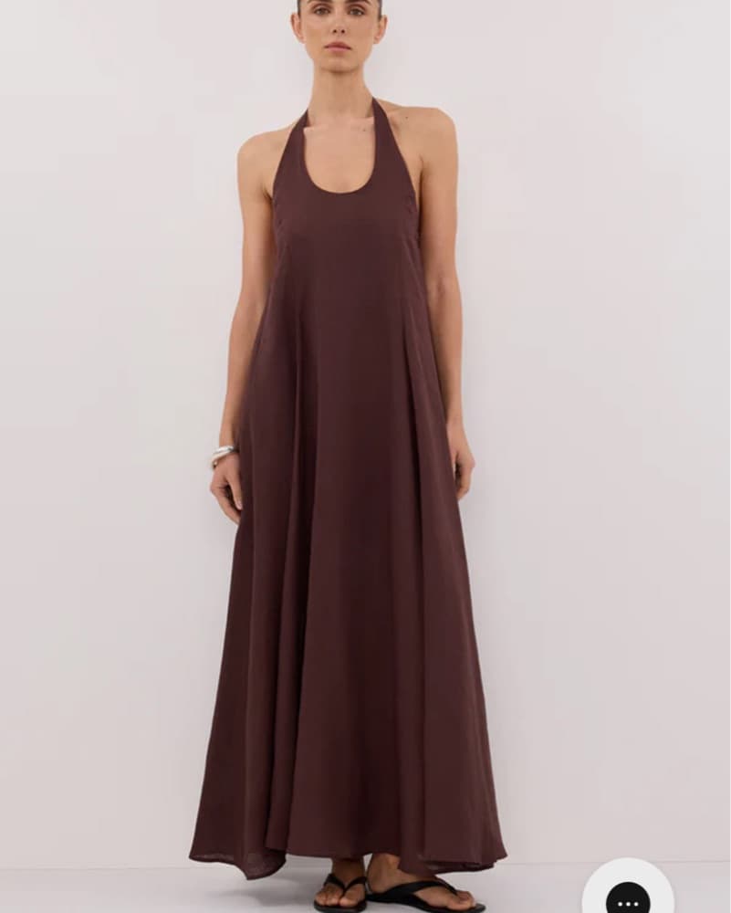 Dissh Brown Halter dress - Image 1
