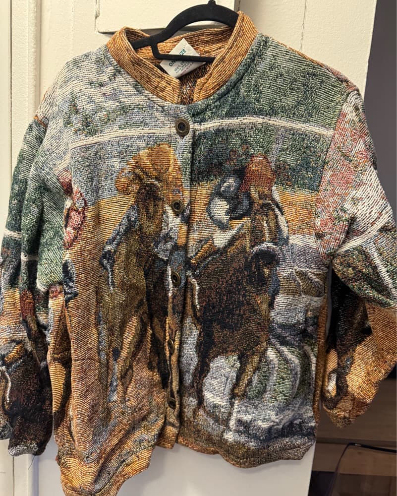 Vintage Horse Racing Jacket  - Image 1