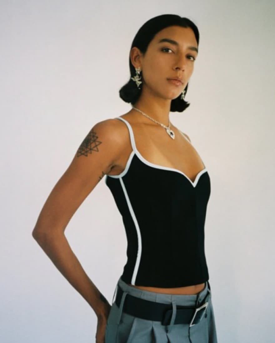 Paris Georgia Heart Singlet Top - Image 5