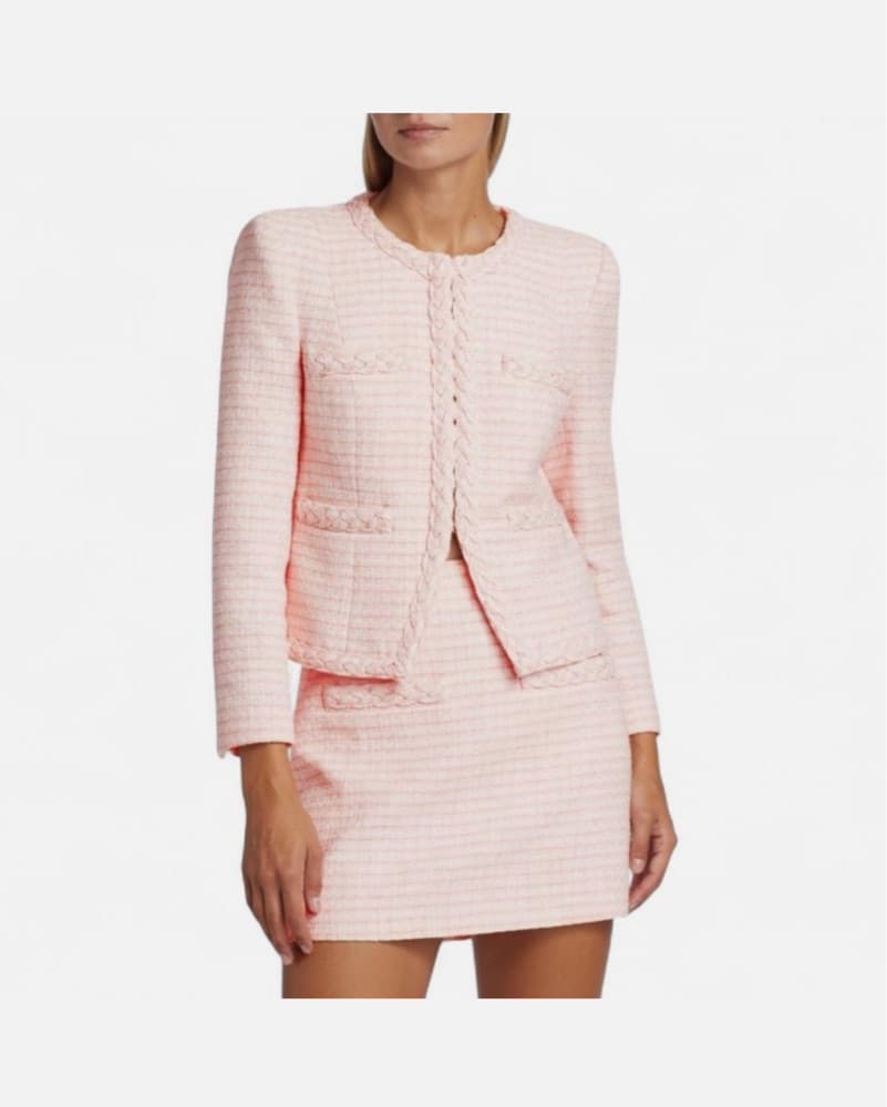 Veronica Beard Matching Pink Tweed Suit - Image 1