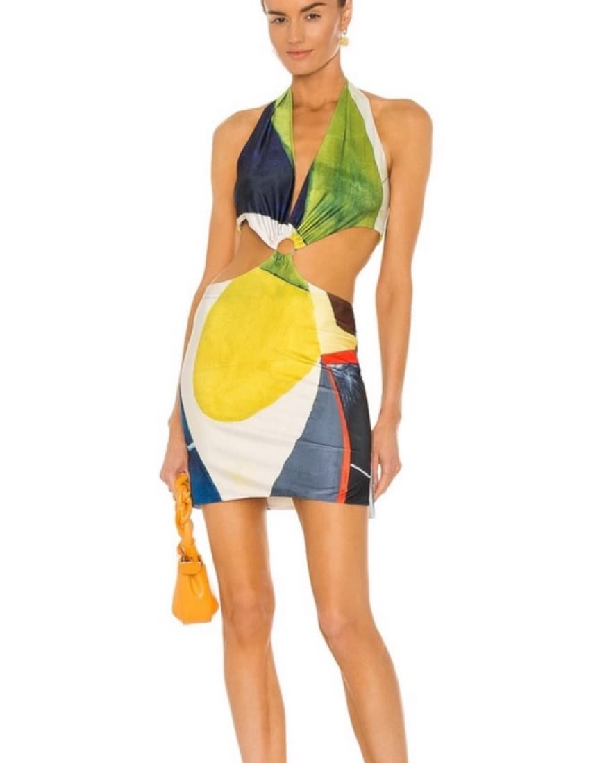 Farai London Gaia Mini Dress - Multi - Image 1