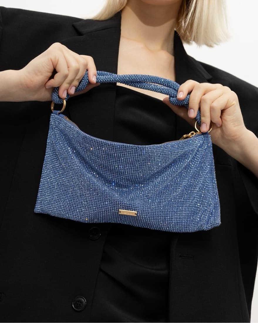 Cult Gaia Hera Nano Bag / Clutch In Blue - Image 1