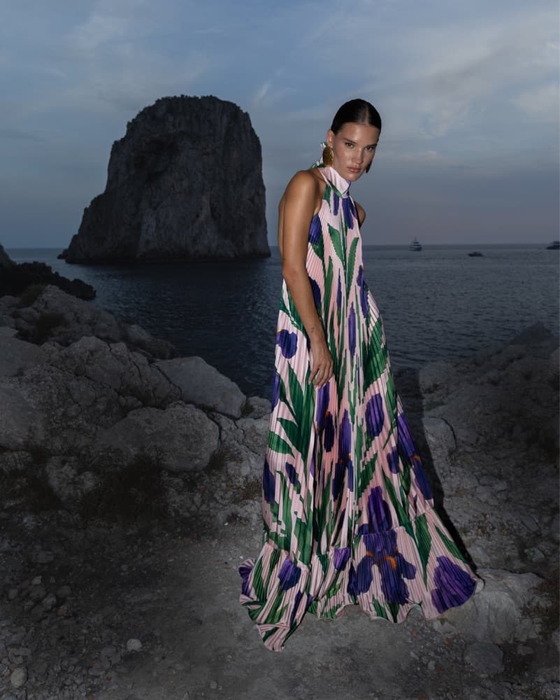 SS26 ARES GOWN - IRIS GARDEN - Image 1