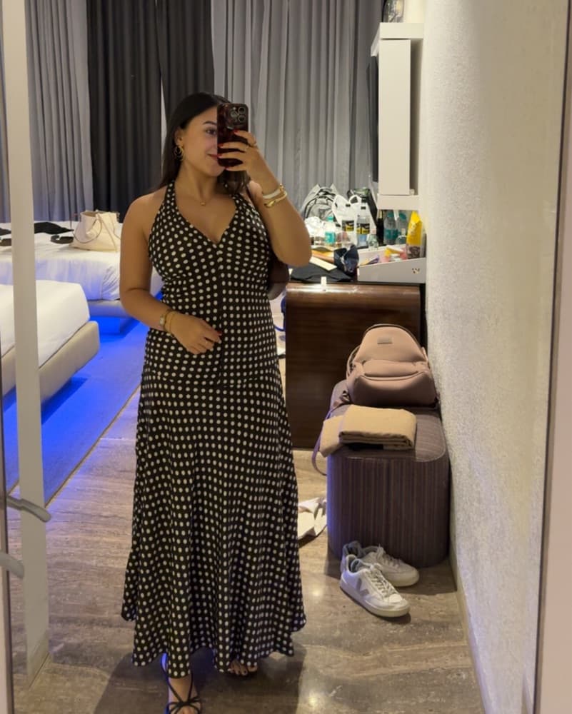 Zara Halter Polkadot dress - Image 2