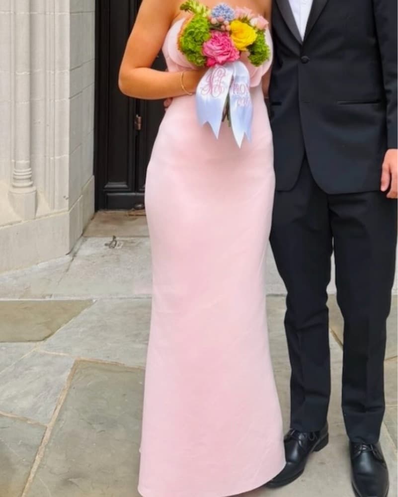 Badgley Mischka Formal Flower Dress  - Image 4