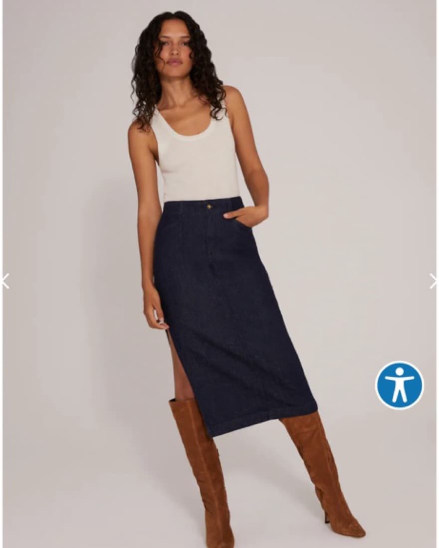 Favorite Daughter Denim Skirt  - Image 1