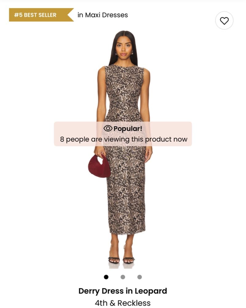 Leopard Print Maxi Dress - Image 3