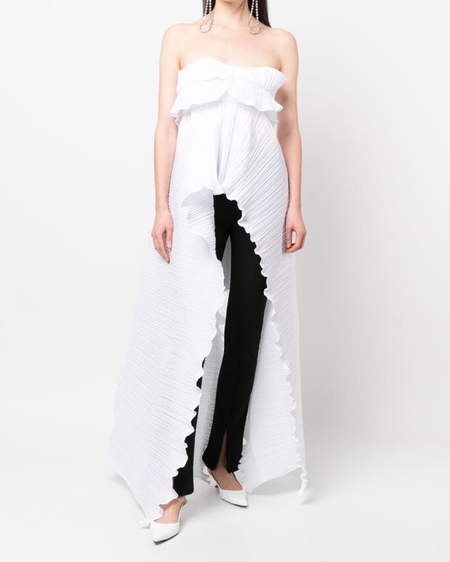 Beaufille strapless ruffle blouse - Image 1