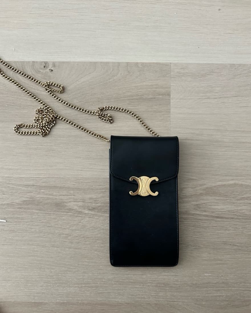 Celine Leather Crossbody Bag - Image 1