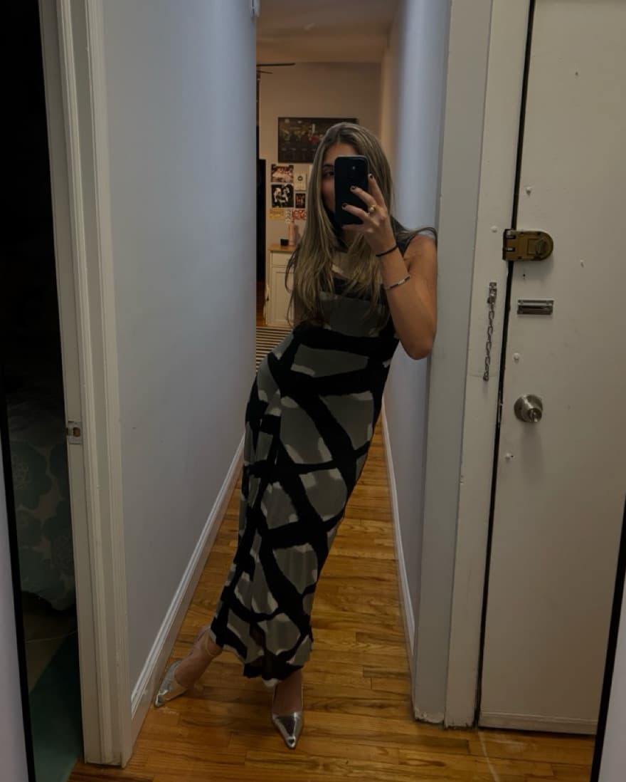 Vivienne Tam Abstract Printed Maxi Dress - Image 2