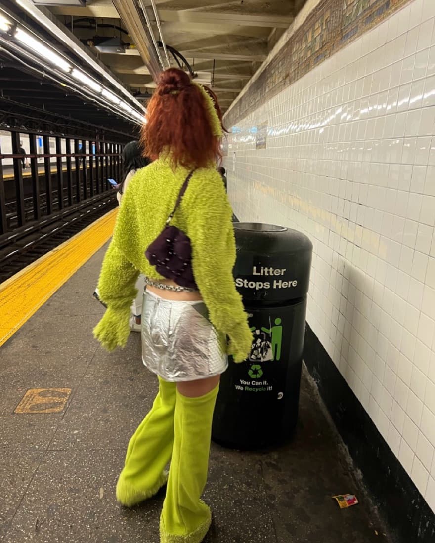 Green Furry Set - Image 6