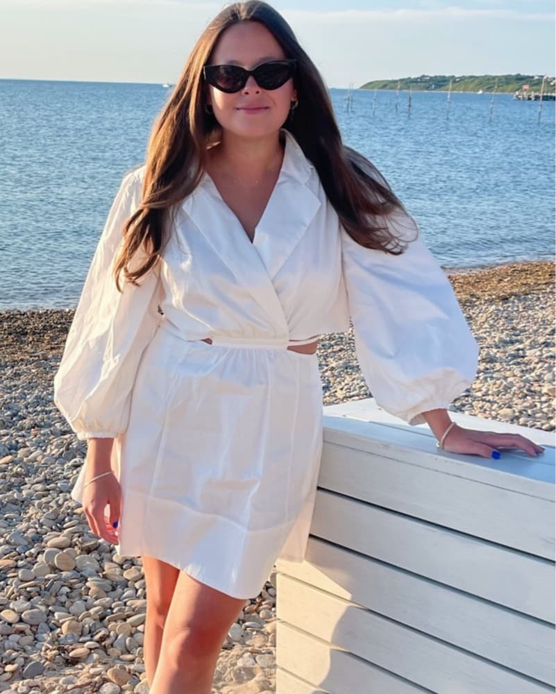 Bardot White Cut Out Dress - Image 1