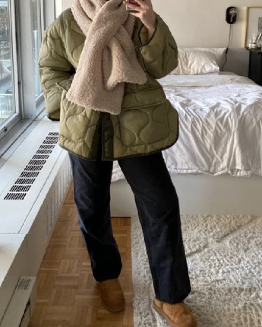 The Frankie Shop Quilted Teddy Jacket - Image 3