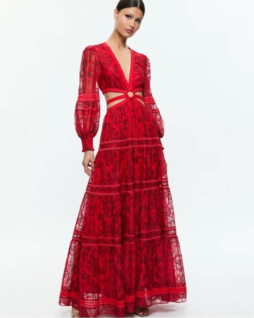 Alice And Olivia Patricia Maxi Dress - Image 1