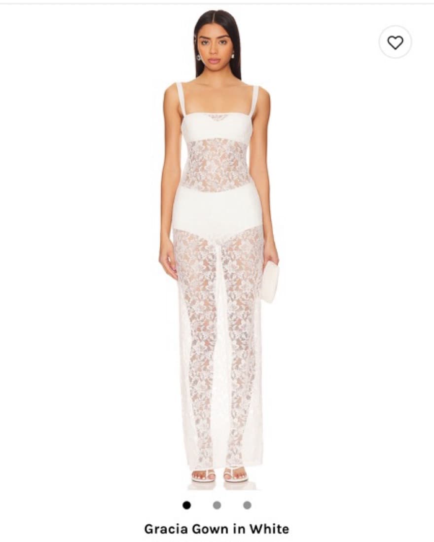 White Lace Garcia Gown (lovers&friends)  - Image 1