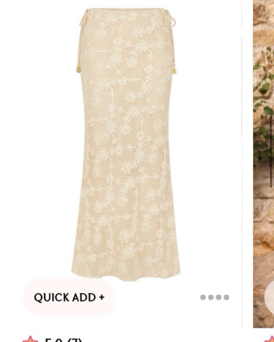 White Lace Maxi 2 Piece Set  - Image 4