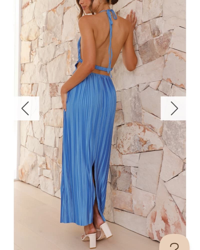 Blue Maxi Dress - Image 2