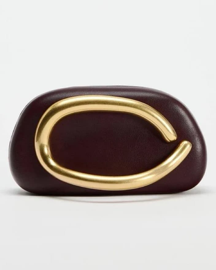 Brown Gold Clutch - Image 1