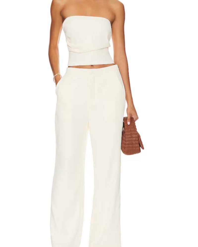 Roma pant In ivory - Image 1