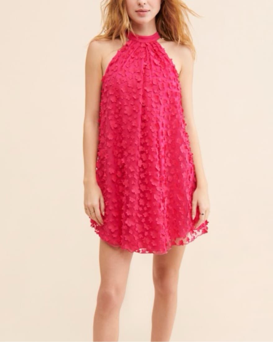 Flower Halter Swing Dress - Image 2