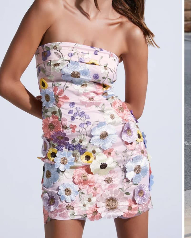 Floral Mini Dress - Image 1