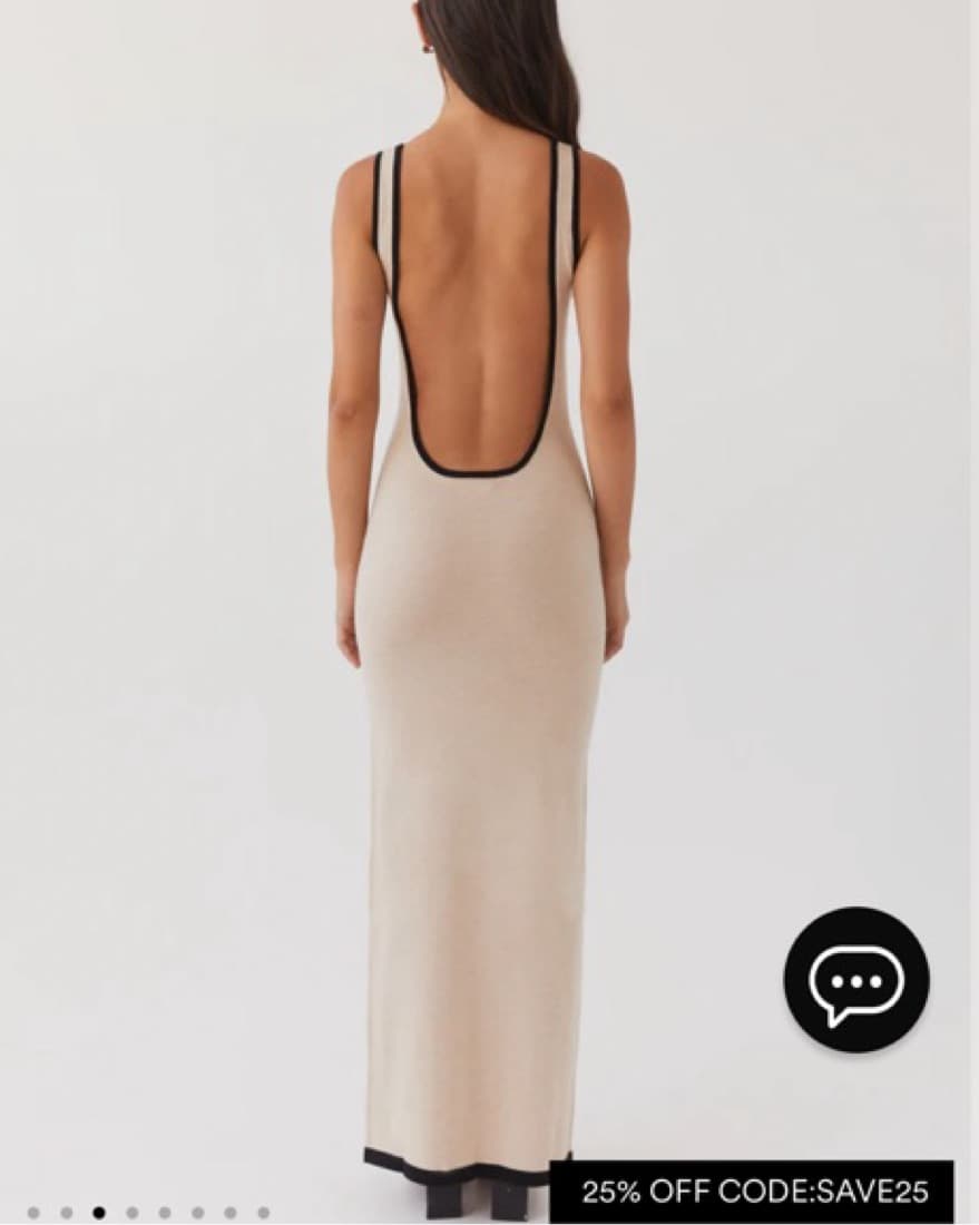 dress:Lost In Paris Knit Maxi peppermayo - Image 4