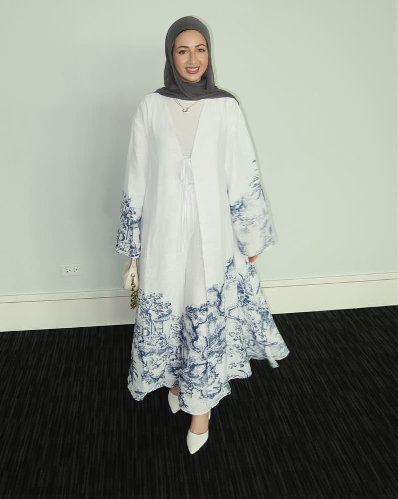 Floral Linen Maxi Dress And Pant - Image 2
