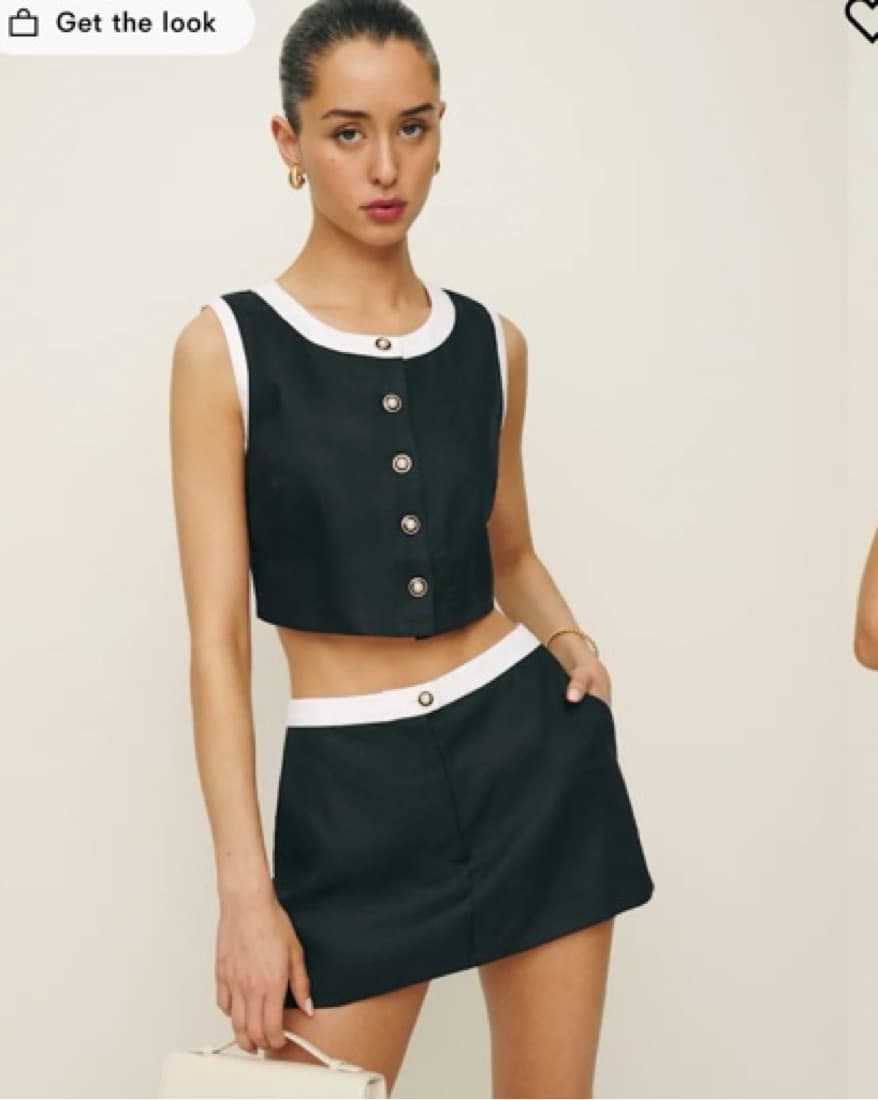 Reformation Roxy Linen Matching Set - Image 1