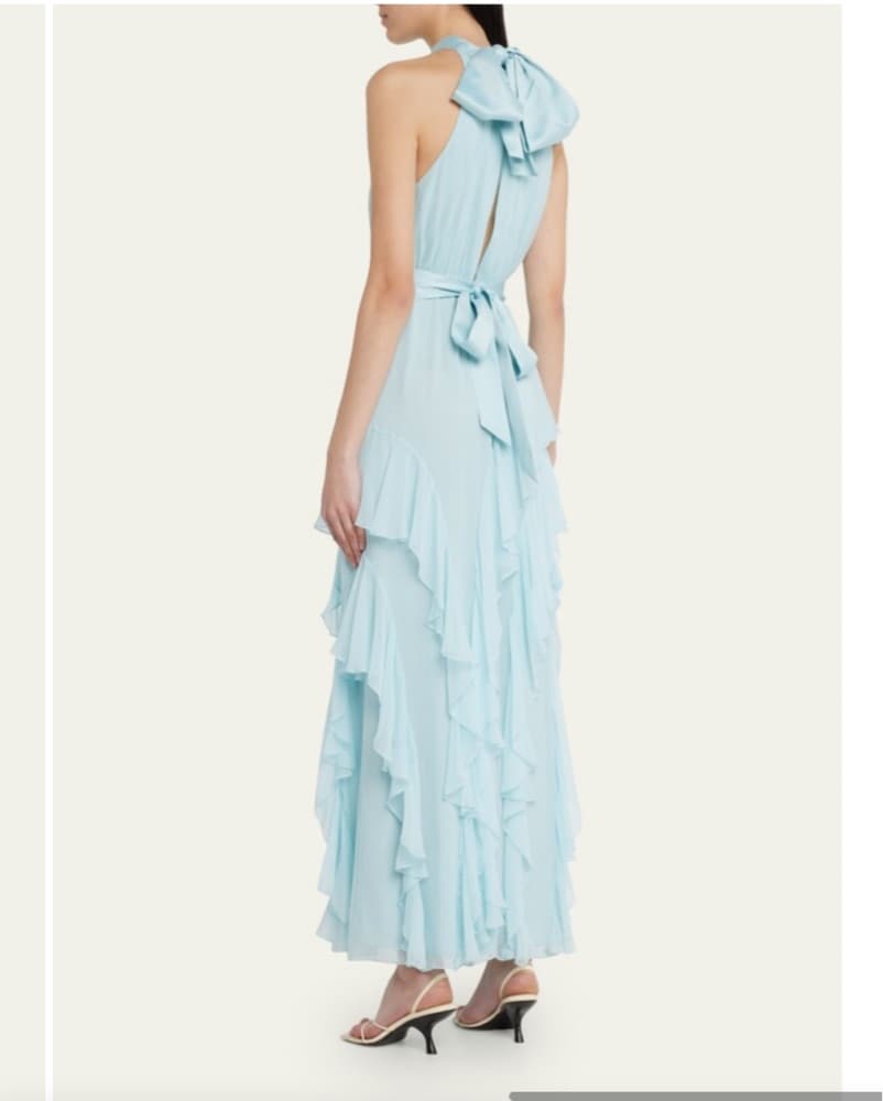 Elegant Ruffled Maxi Dress - Image 3
