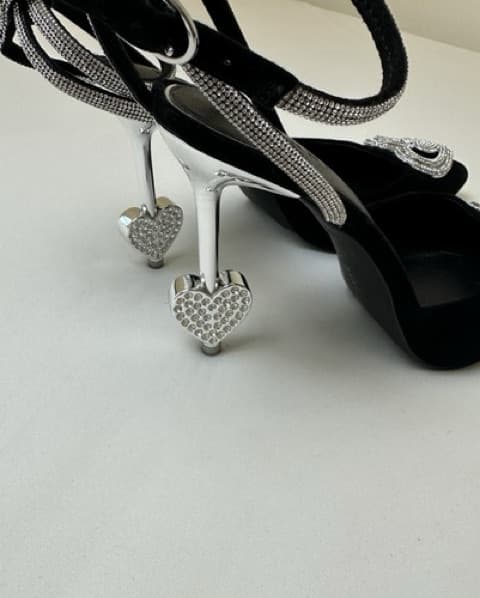 Stunning Rhinestone Embellished Stilettos - Image 3