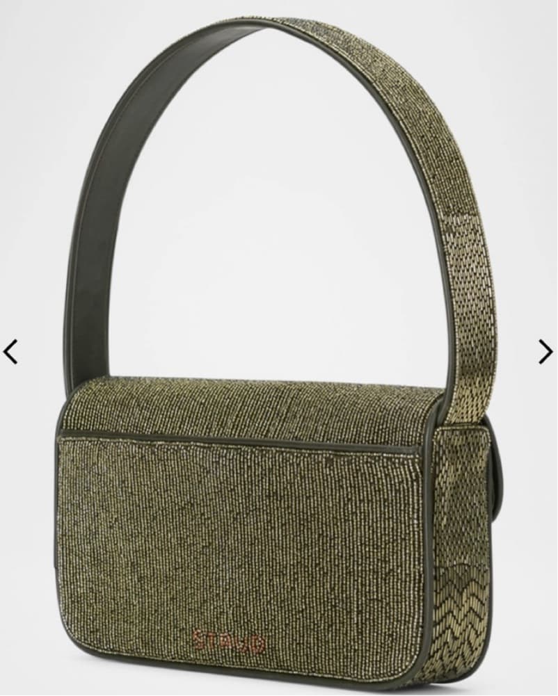 STAUD tommy Beaded Bag Avocado  - Image 3