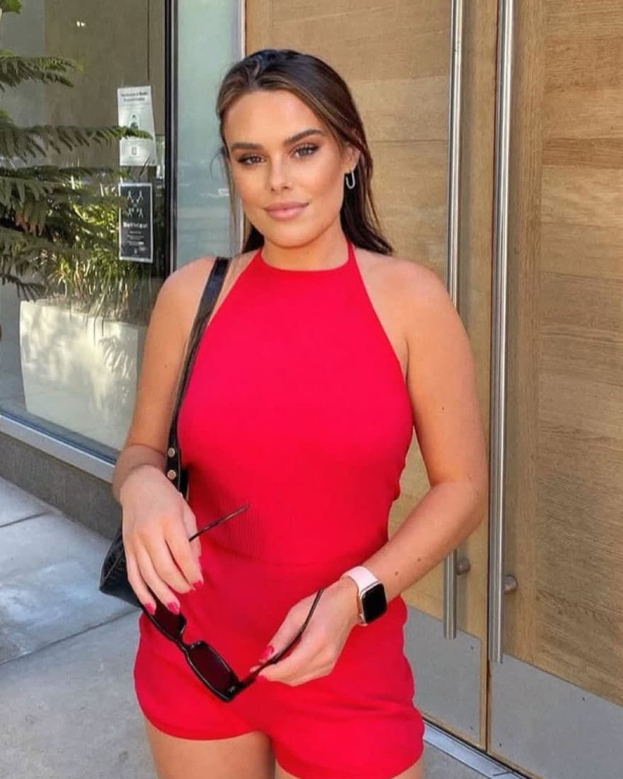 Red Zara Romper - Image 1