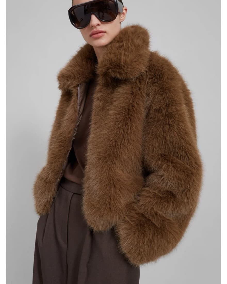 The Frankie Shop Faux Fur Jacket - Image 1