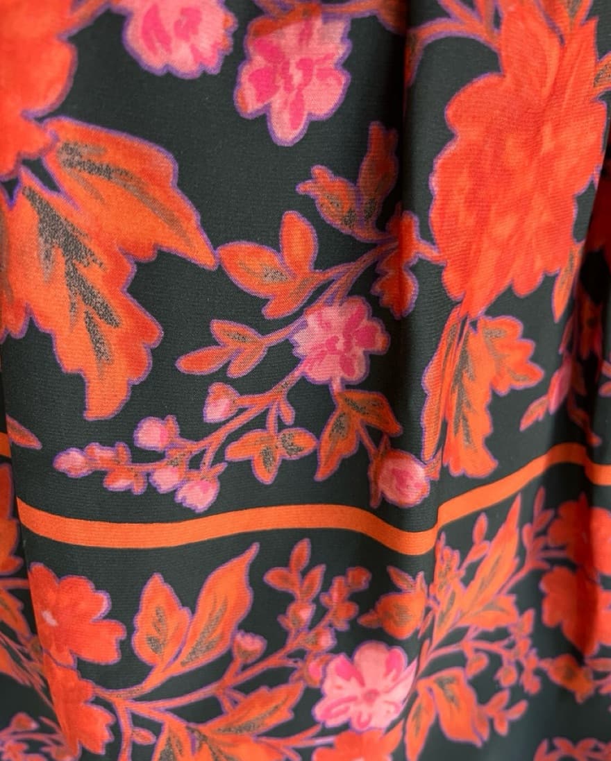 Floral Long Sleeve Mini Dress - Image 6