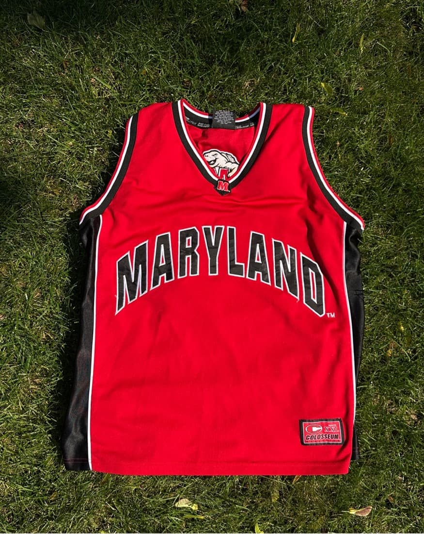 Maryland Vintage Basketball Jersey      - Image 1