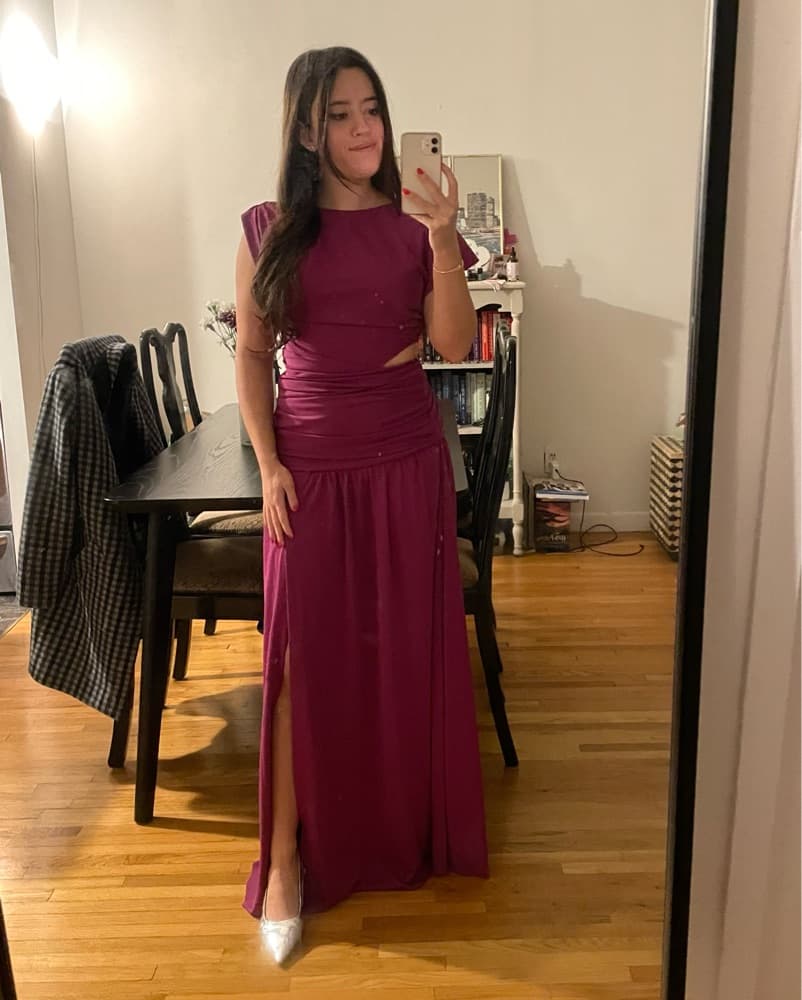 Tanya Taylor Purple Gown - Image 2