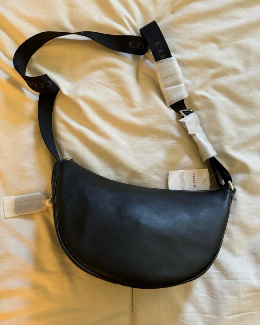 Signature black Coach Purse  - Image 3
