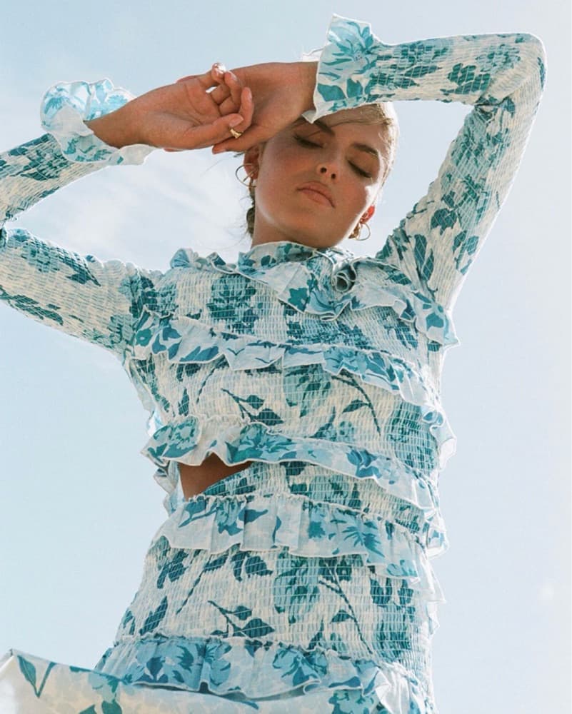 Sabo Skirt Long Sleeve Ruffle Dress - Image 2