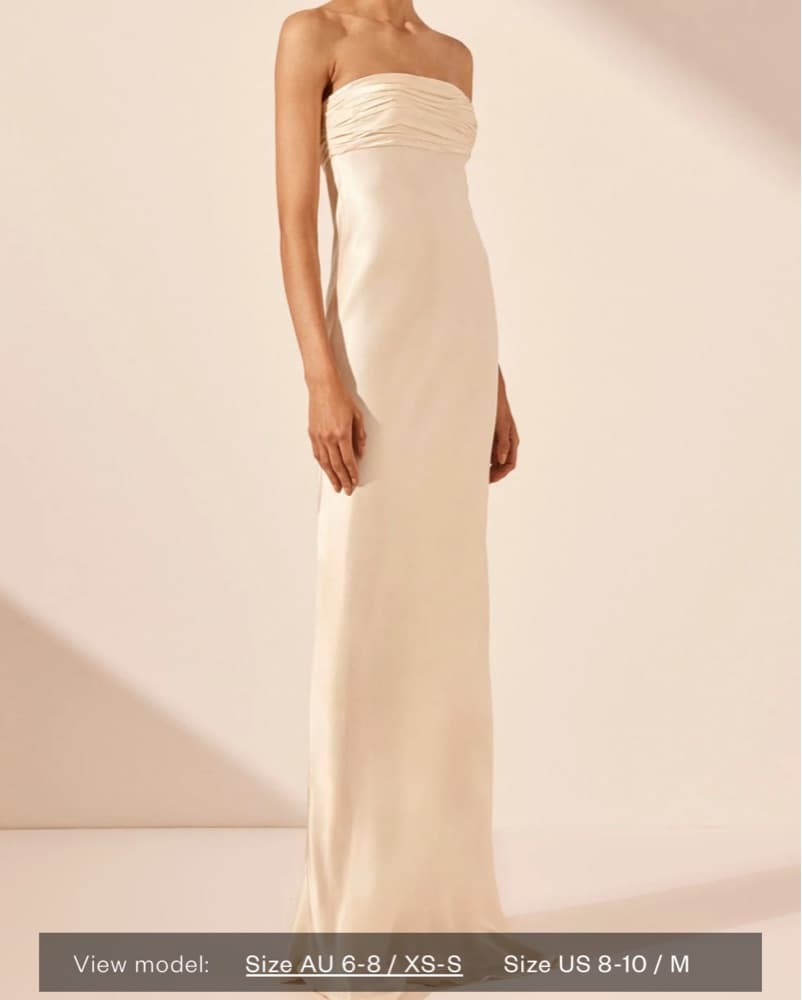 Shona Joy la lune Strapless Ruched - Image 1