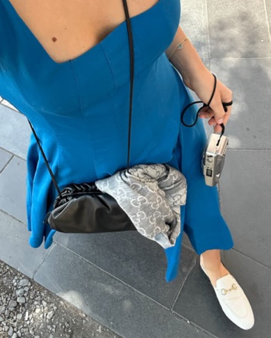 Royal Blue Staud Wells Dress  - Image 2