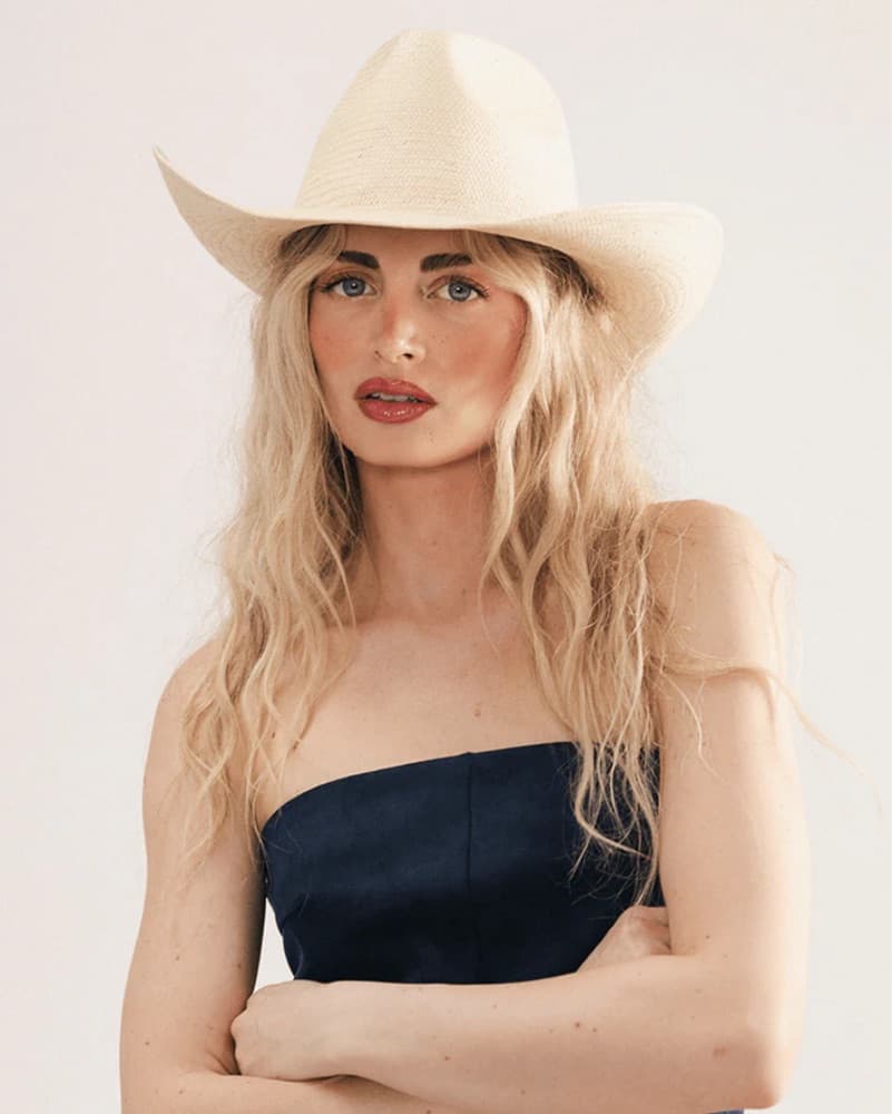 Gigi Pip Rhett Wesrern Straw Hat - Image 3