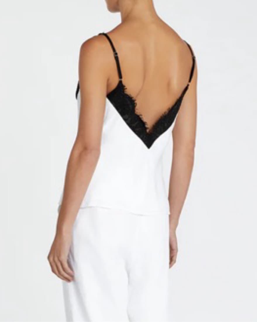 Dissh White Lace Linen Cami - Image 2