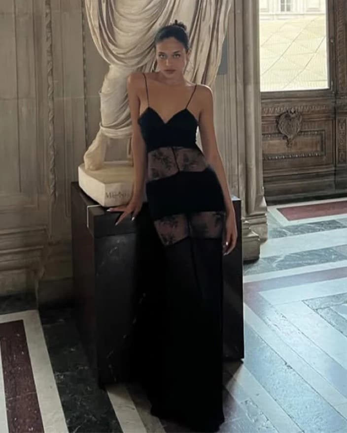 Rat & Boa Lace Dress - Image 4