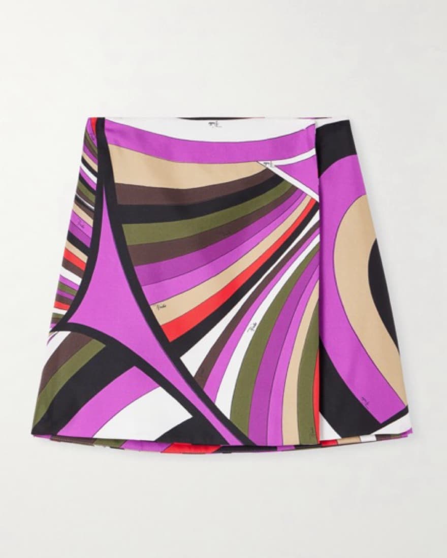 Pucci Silk Mini Skirt - Image 2