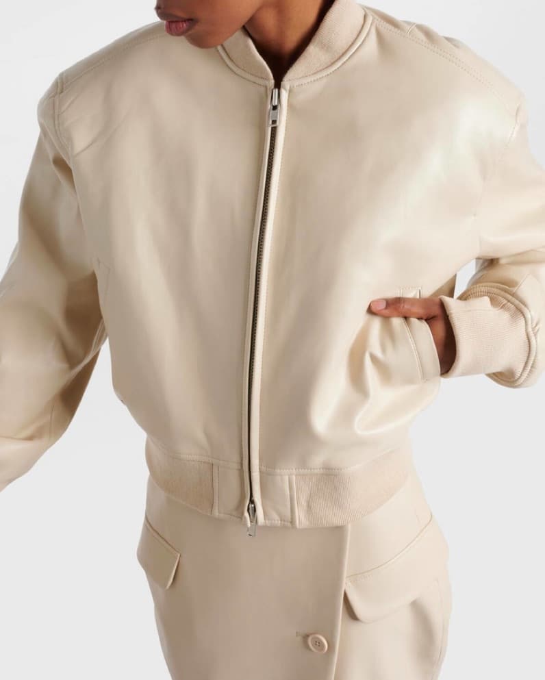 Frankie Shop Leather Bomber  - Image 2