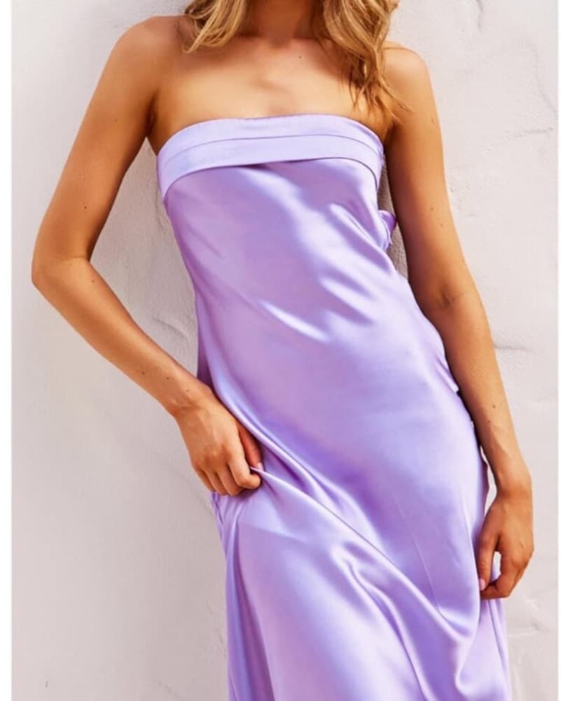 Caracilia Summer Satin Formal Dress - Image 1