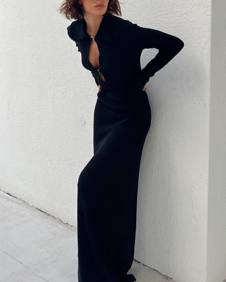 Bec & Bridge Black Dress - Image 3