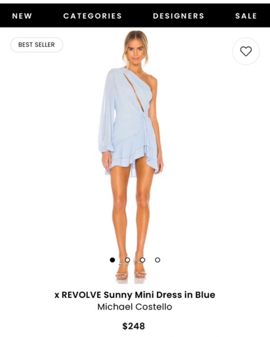 Revolve X Michael Costello Mini Dress - Image 2