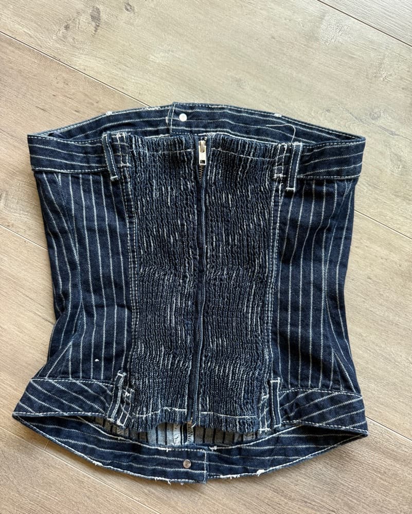 Denim Corset Top - Image 3