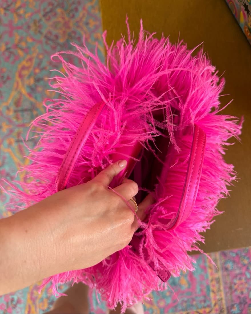 (RARE) Kate Spade Pink Feather Sam Icon - Image 4